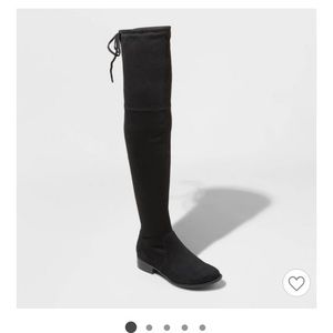 Microsuede Over the Knee Boots